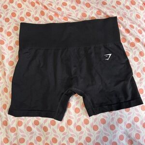 Gymshark Black Seamless High-Rise Workout Shorts